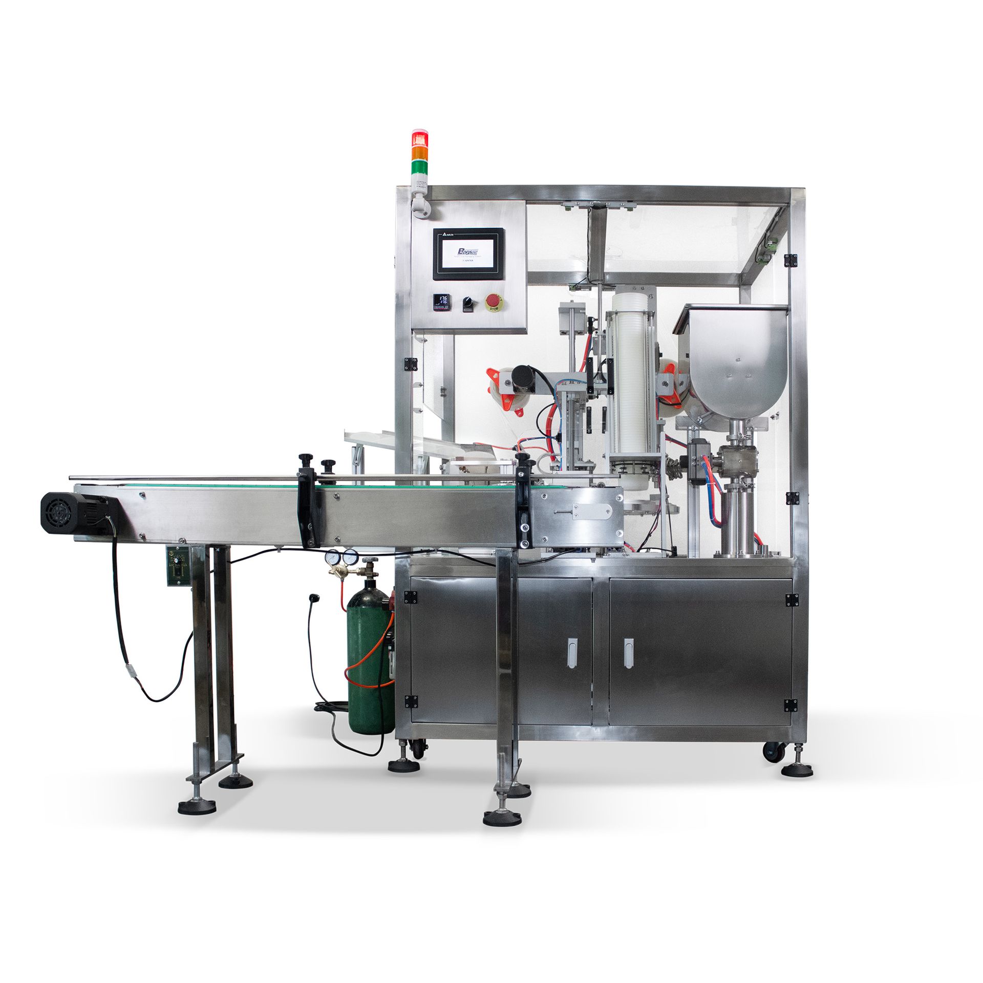 Rotary Container Filling and Sealing Machine | High-Speed Packaging