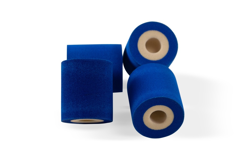 DCP1415 Heated Ink Roller Flow Wrapper Printer Replacement Ink Rolls - Blue