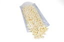 11.38" x 19" x 5.16" Clear/Silver Stand-Up Mylar Pouch with Zipper – Pack of 50 – filled example