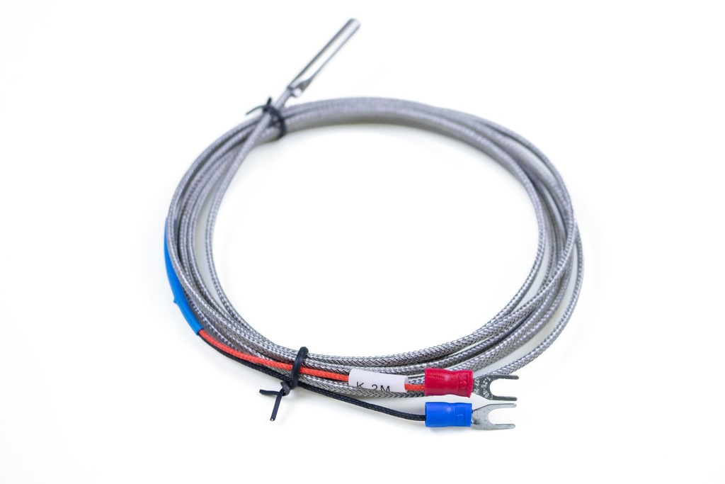 Thermocouple 0.197" (5mm Dia), 1.181" (30mm) Length, 7.874" (200mm) Wire Length
