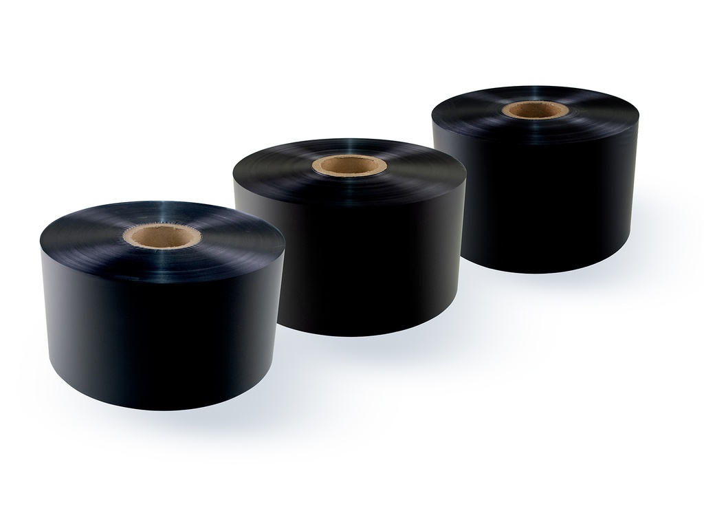 (SFSBLKM) Black Matte Heat Sealable Packaging Film Roll