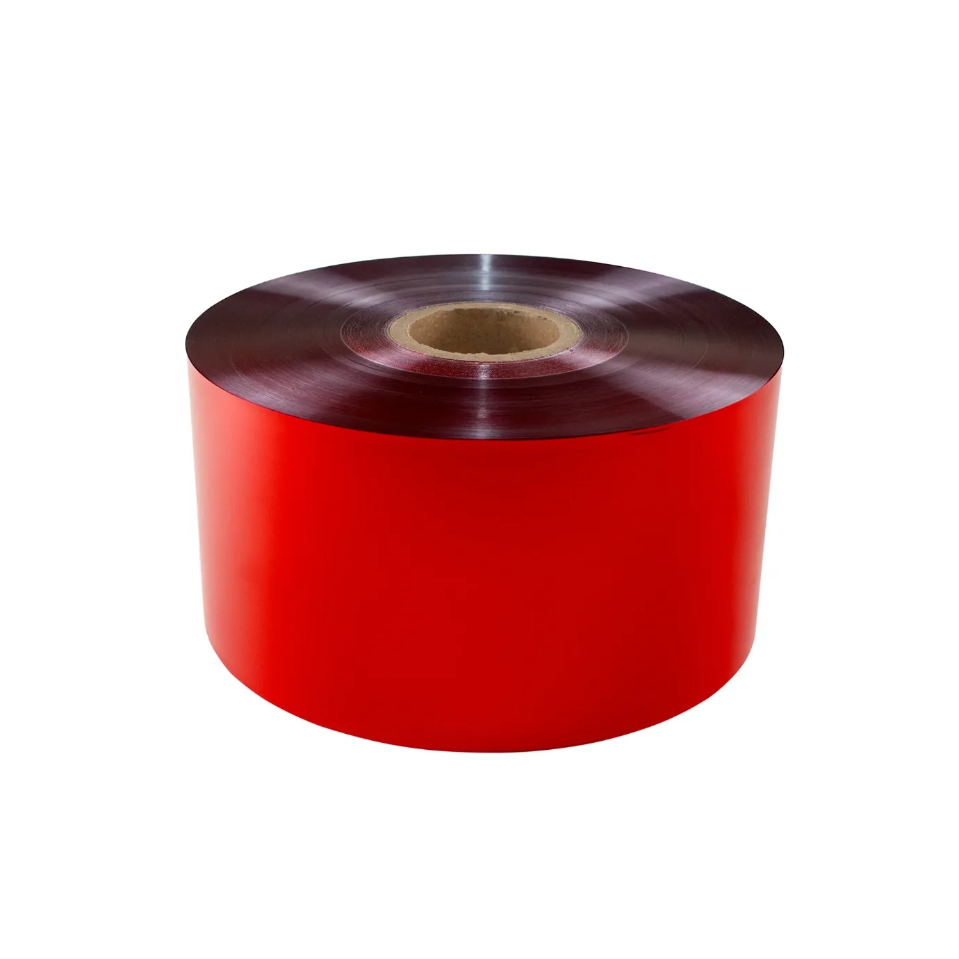 (SFSREDMT) Metallic Red Heat Sealable Packaging Film Roll