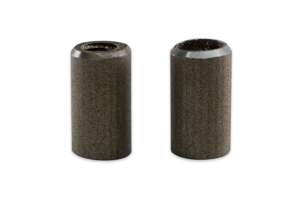 0.314" Dia x 0.522" L Full Cut Round Hang Hole Cutter Punch Insert Set