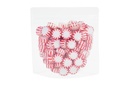 6.7" x 7" x 3.54" Clear Stand-Up Pouch with Zipper – Pack of 50