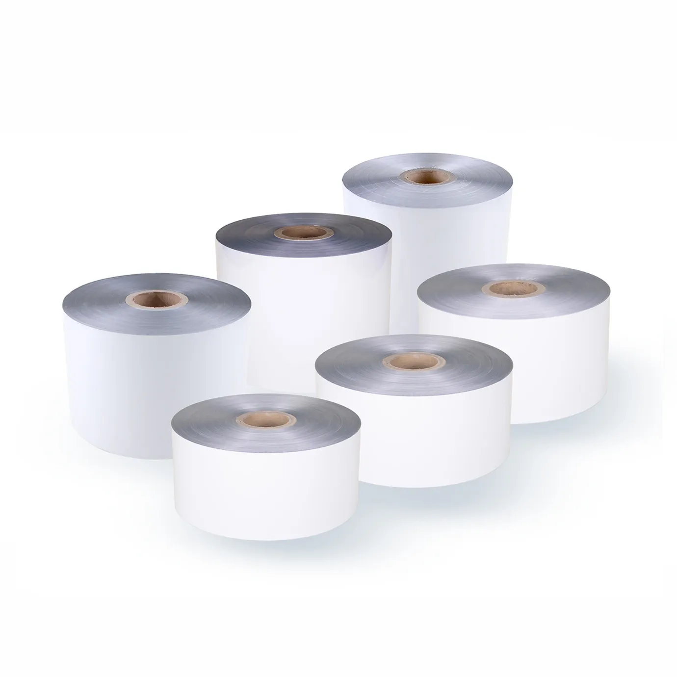 White Aluminum Heat Sealable Packaging Film Roll